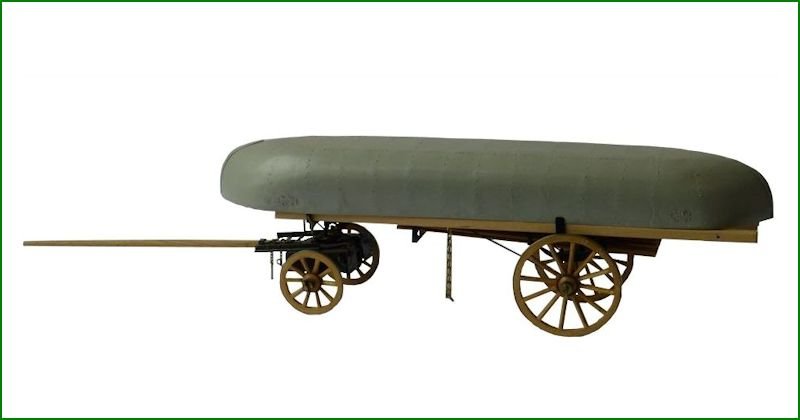 Ponton wagen Ned leger
